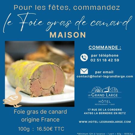 Commandez notre foie gras maison pour vos fêtes